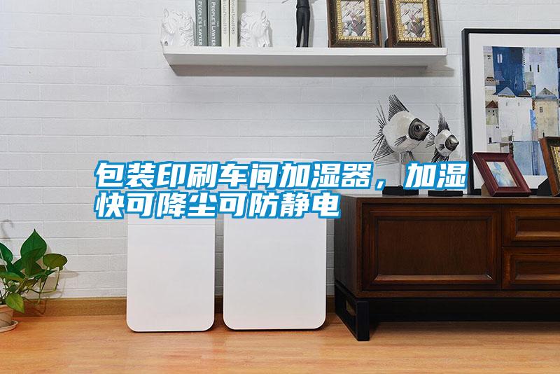 包裝印刷車間加濕器，加濕快可降塵可防靜電