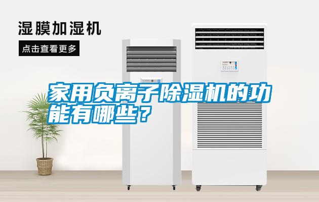 家用負(fù)離子除濕機(jī)的功能有哪些？