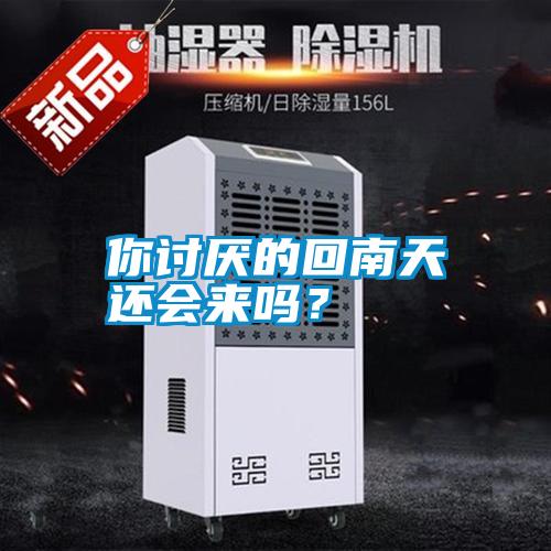 你討厭的回南天還會來嗎？
