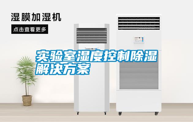 實(shí)驗(yàn)室濕度控制除濕解決方案