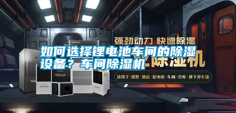 如何選擇鋰電池車間的除濕設(shè)備？車間除濕機(jī)