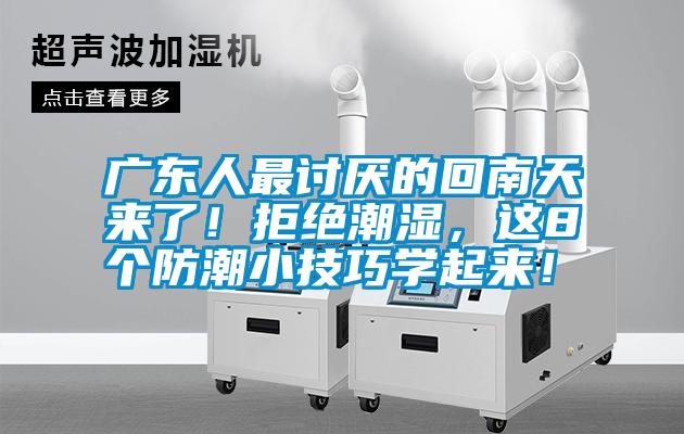 廣東人最討厭的回南天來了！拒絕潮濕，這8個(gè)防潮小技巧學(xué)起來！