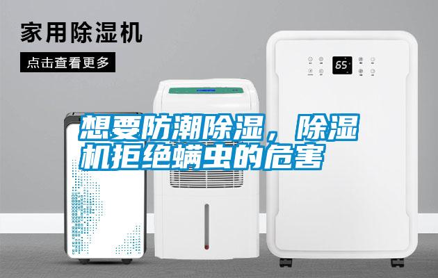 想要防潮除濕，除濕機(jī)拒絕螨蟲的危害