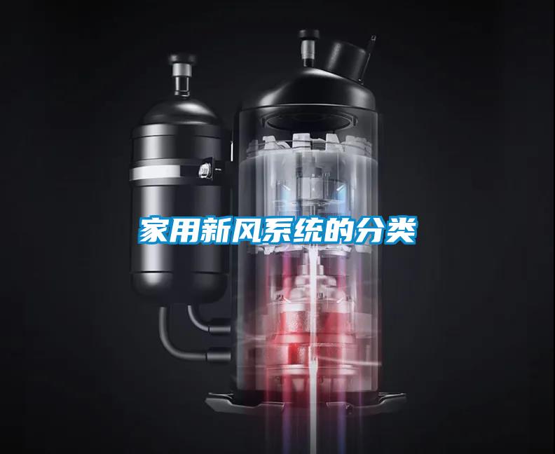 家用新風系統(tǒng)的分類