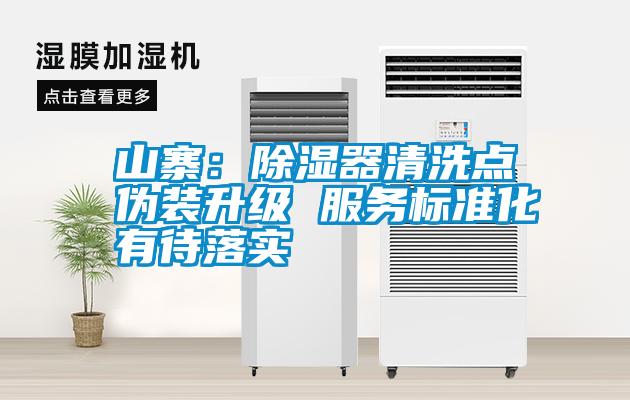 山寨：除濕器清洗點偽裝升級 服務(wù)標準化有待落實