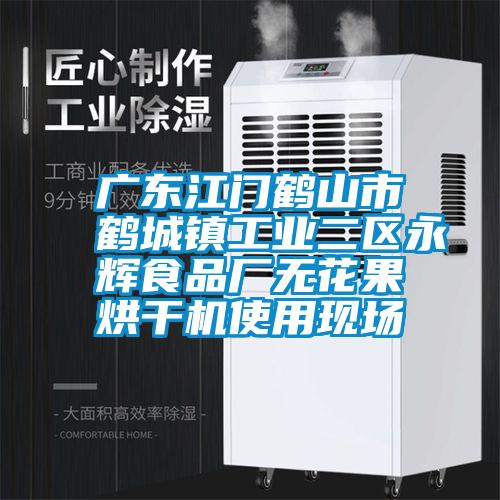 廣東江門鶴山市鶴城鎮(zhèn)工業(yè)二區(qū)永輝食品廠無花果烘干機(jī)使用現(xiàn)場(chǎng)