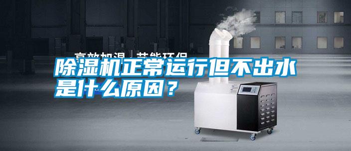 除濕機(jī)正常運(yùn)行但不出水是什么原因？