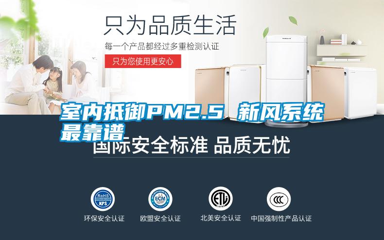 室內(nèi)抵御PM2.5 新風系統(tǒng)最靠譜