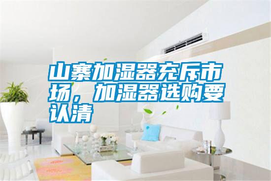 山寨加濕器充斥市場，加濕器選購要認(rèn)清