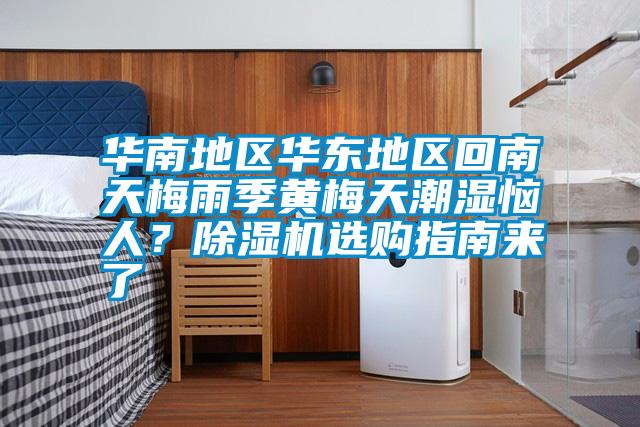 華南地區(qū)華東地區(qū)回南天梅雨季黃梅天潮濕惱人？除濕機(jī)選購(gòu)指南來(lái)了