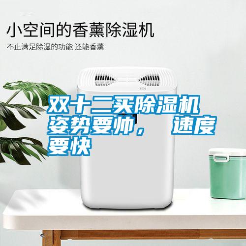 雙十二買除濕機姿勢要帥， 速度要快