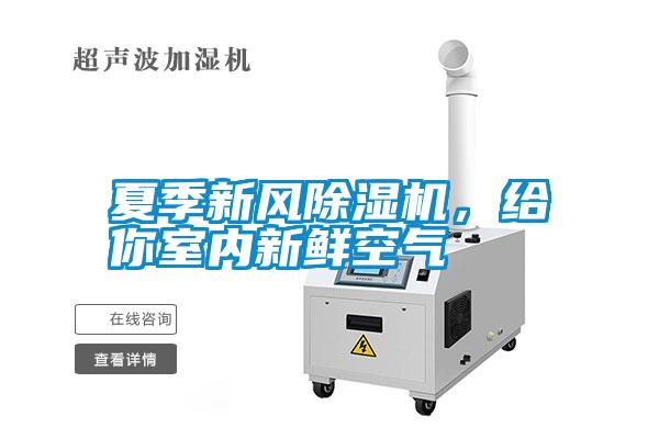 夏季新風(fēng)除濕機(jī)，給你室內(nèi)新鮮空氣