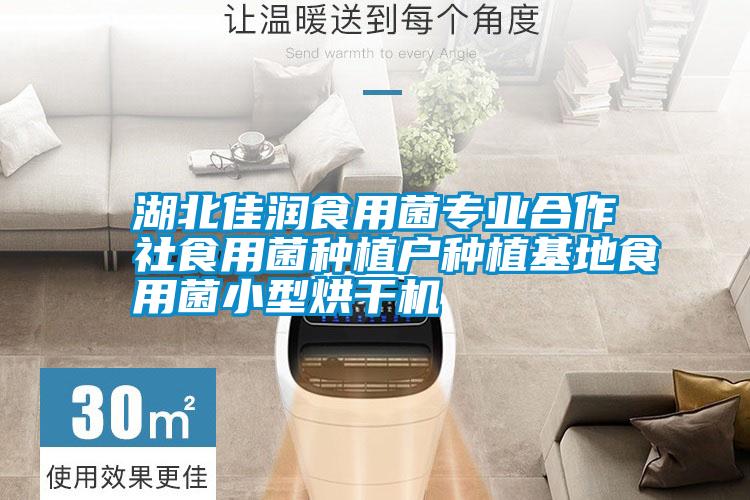 湖北佳潤食用菌專業(yè)合作社食用菌種植戶種植基地食用菌小型烘干機