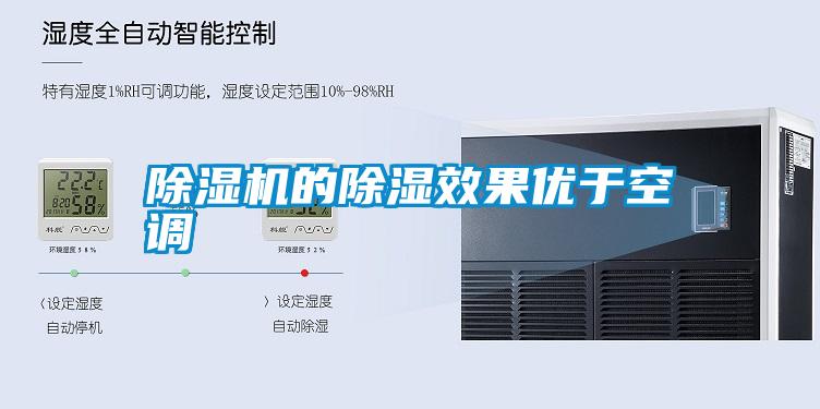 除濕機的除濕效果優(yōu)于空調
