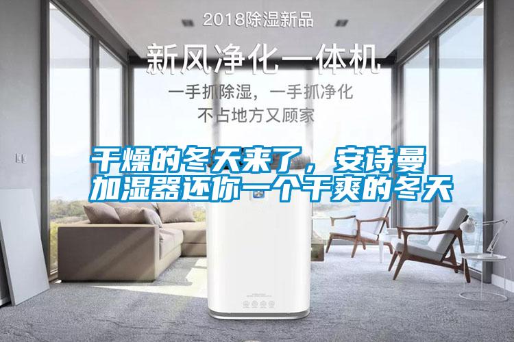 干燥的冬天來了，安詩曼加濕器還你一個干爽的冬天