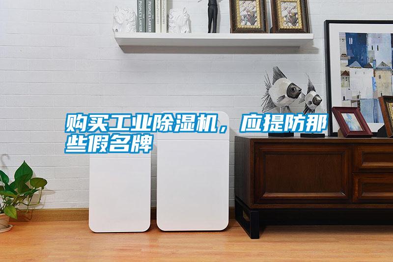 購買工業(yè)除濕機，應提防那些假名牌