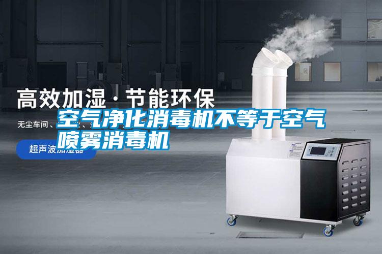 空氣凈化消毒機(jī)不等于空氣噴霧消毒機(jī)