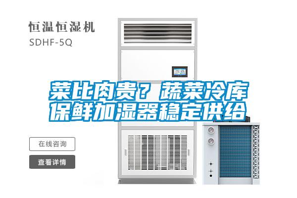 菜比肉貴？蔬菜冷庫(kù)保鮮加濕器穩(wěn)定供給