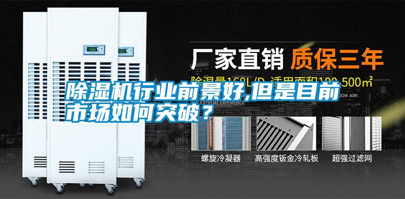 除濕機行業(yè)前景好,但是目前市場如何突破？