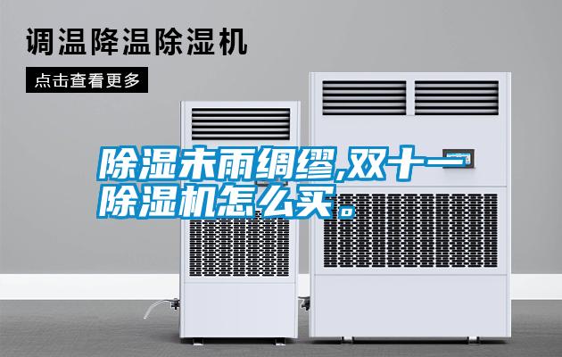 除濕未雨綢繆,雙十一除濕機怎么買。