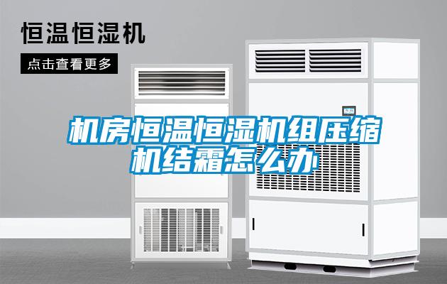 機(jī)房恒溫恒濕機(jī)組壓縮機(jī)結(jié)霜怎么辦