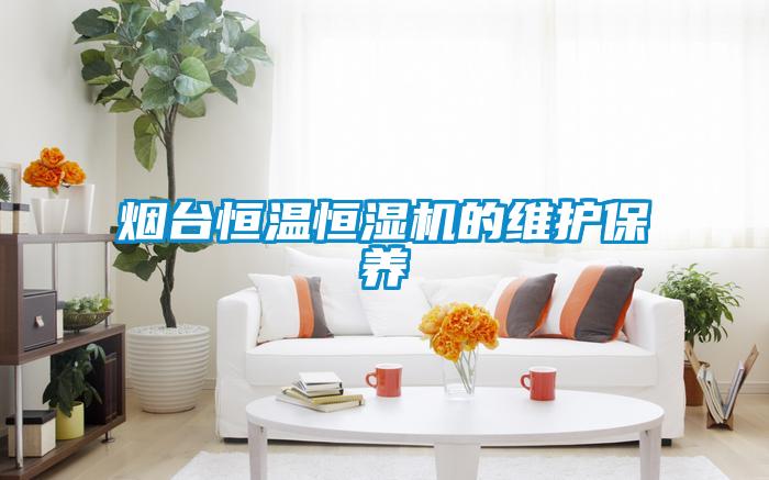 煙臺恒溫恒濕機(jī)的維護(hù)保養(yǎng)