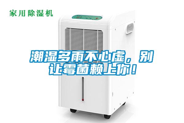 潮濕多雨不心虛，別讓霉菌賴上你！