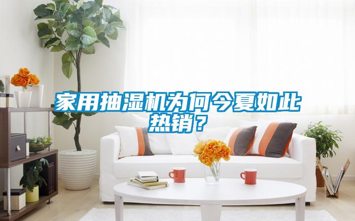 家用抽濕機(jī)為何今夏如此熱銷？