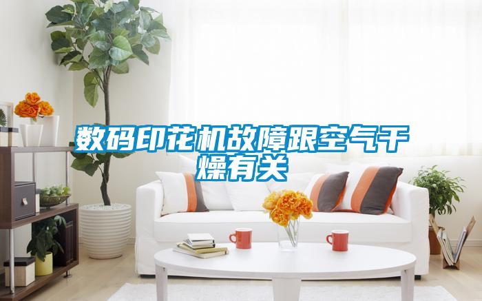 數(shù)碼印花機故障跟空氣干燥有關