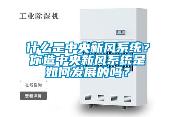 什么是中央新風(fēng)系統(tǒng)？你造中央新風(fēng)系統(tǒng)是如何發(fā)展的嗎？