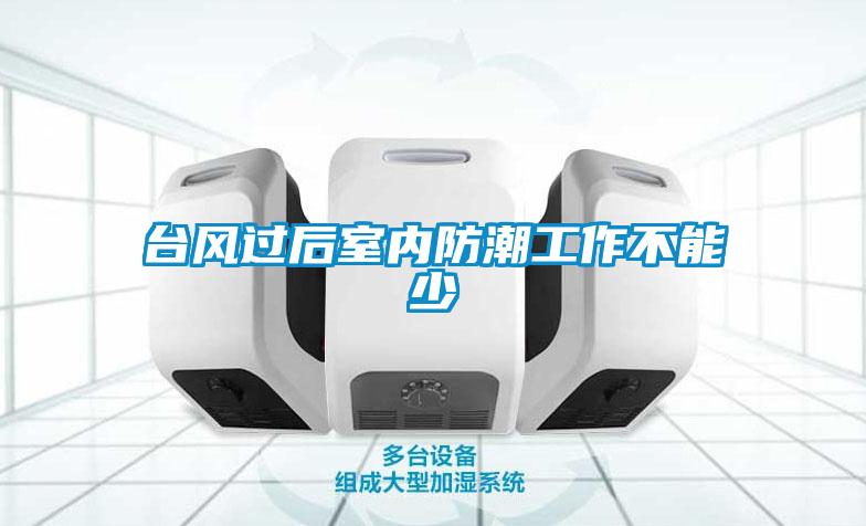 臺(tái)風(fēng)過后室內(nèi)防潮工作不能少