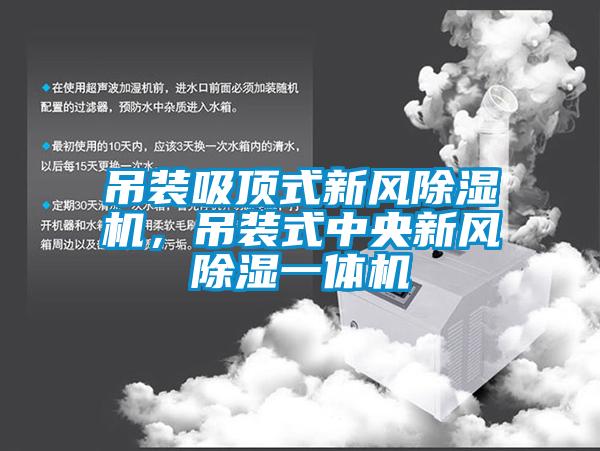吊裝吸頂式新風(fēng)除濕機，吊裝式中央新風(fēng)除濕一體機