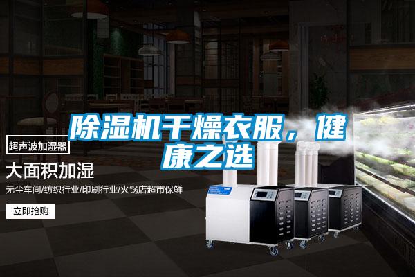 除濕機干燥衣服，健康之選
