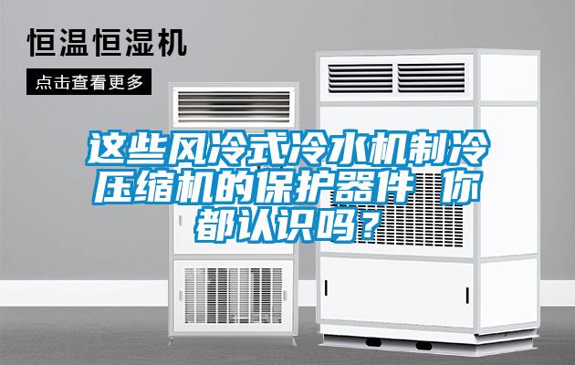 這些風(fēng)冷式冷水機(jī)制冷壓縮機(jī)的保護(hù)器件 你都認(rèn)識(shí)嗎？