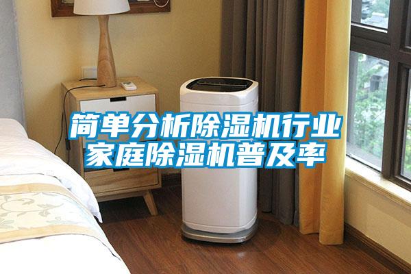 簡單分析除濕機(jī)行業(yè)家庭除濕機(jī)普及率