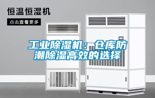 工業(yè)除濕機(jī)：倉庫防潮除濕高效的選擇