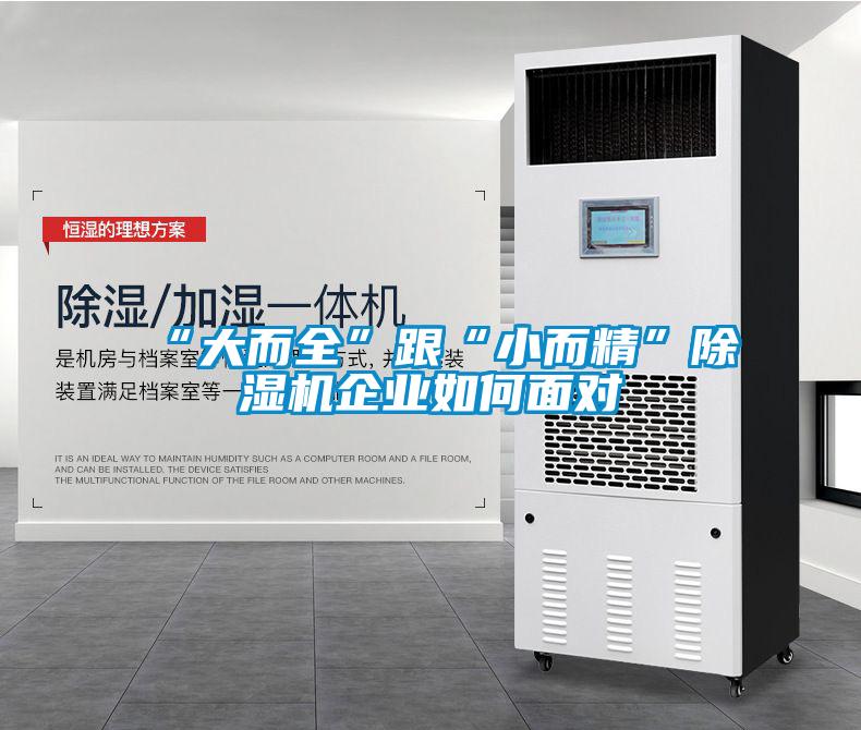 “大而全”跟“小而精”除濕機企業(yè)如何面對