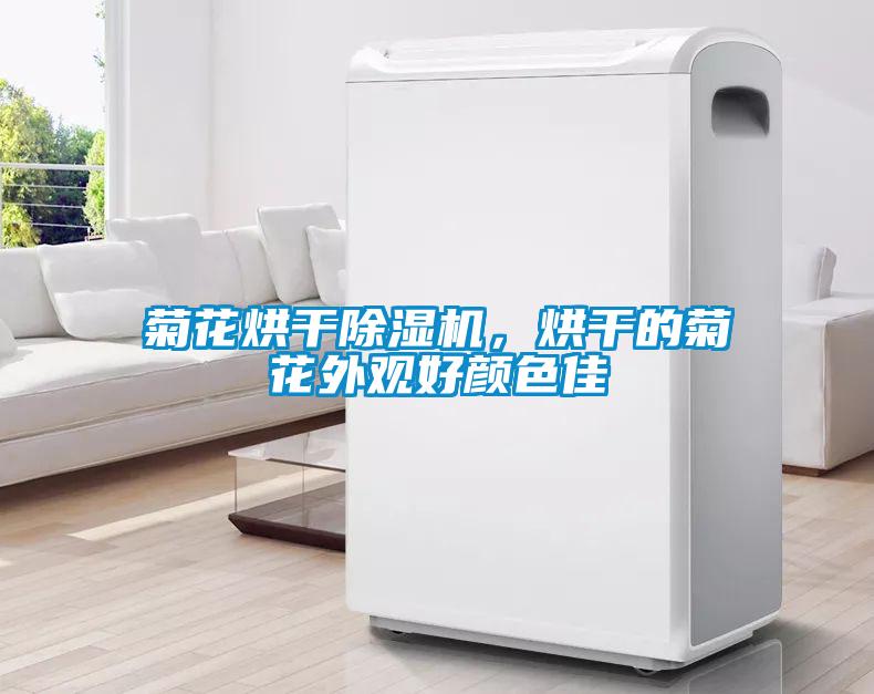 菊花烘干除濕機(jī)，烘干的菊花外觀好顏色佳