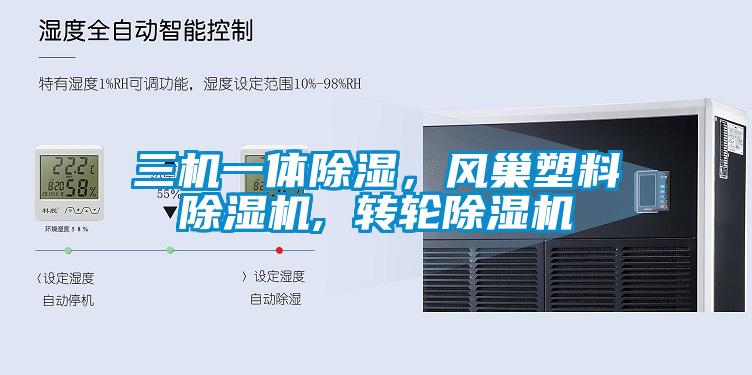 三機一體除濕，風巢塑料除濕機, 轉輪除濕機