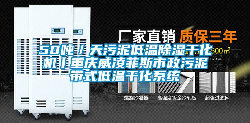 50噸／天污泥低溫除濕干化機(jī)丨重慶威凌菲斯市政污泥帶式低溫干化系統(tǒng)