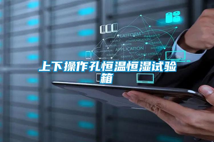 上下操作孔恒溫恒濕試驗(yàn)箱