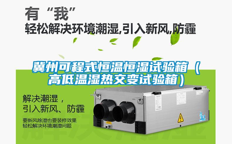 冀州可程式恒溫恒濕試驗(yàn)箱（高低溫濕熱交變試驗(yàn)箱）