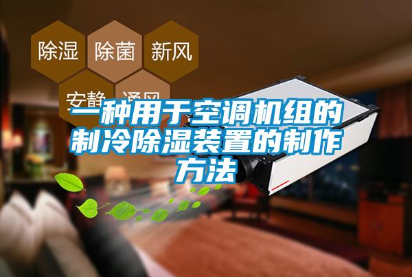 一種用于空調(diào)機(jī)組的制冷除濕裝置的制作方法
