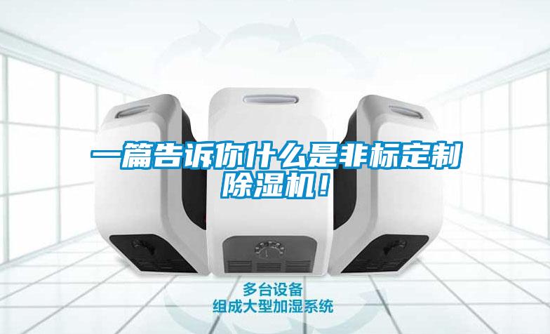 一篇告訴你什么是非標(biāo)定制除濕機(jī)！