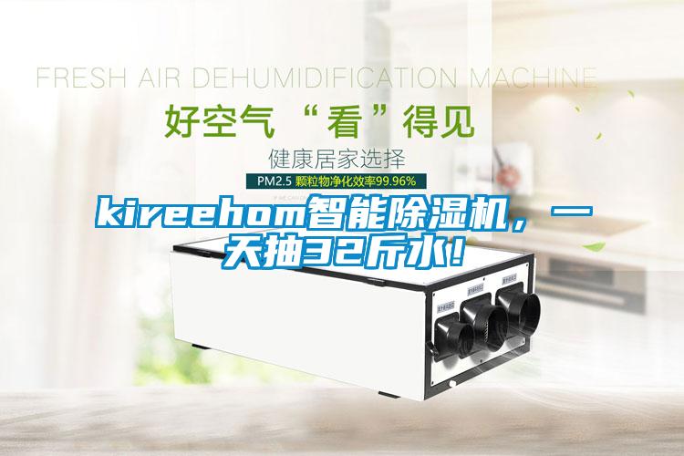 kireehom智能除濕機(jī)，一天抽32斤水！