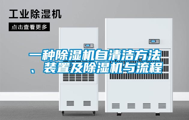 一種除濕機自清潔方法、裝置及除濕機與流程