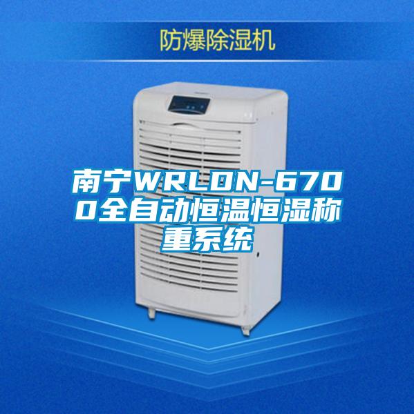 南寧WRLDN-6700全自動恒溫恒濕稱重系統(tǒng)