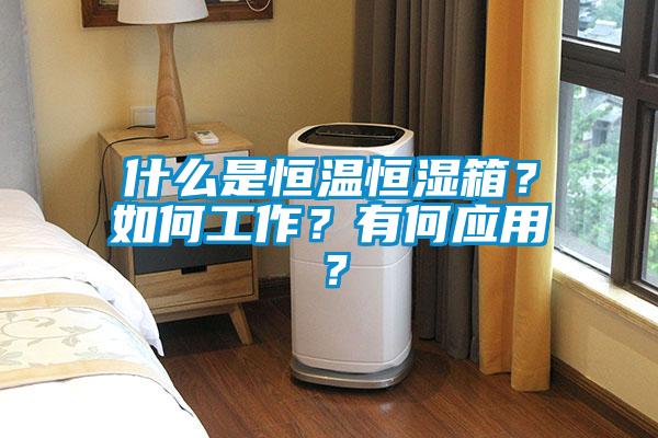 什么是恒溫恒濕箱？如何工作？有何應(yīng)用？
