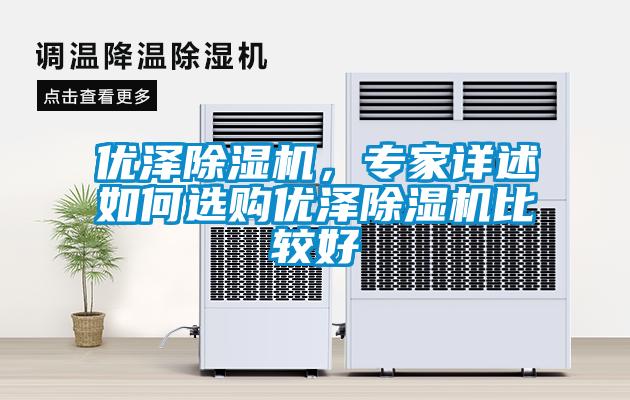 優(yōu)澤除濕機(jī)，專家詳述如何選購優(yōu)澤除濕機(jī)比較好