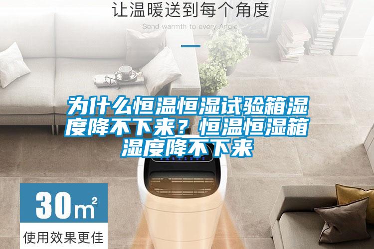為什么恒溫恒濕試驗(yàn)箱濕度降不下來？恒溫恒濕箱濕度降不下來